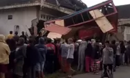 Beredar Video Truk Bermuatan Susu Menghantam 3 Rumah Warga di Magelang, Lewati Medan Jalan yang Berliku