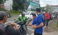SMSI Tangsel Bagikan 75 Takjil untuk Ojol, Rajut Kekompakan di Bulan Penuh Berkah