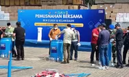Bea Cukai Banten Musnahkan 26 Juta Batang Rokok Ilegal, Negara Selamatkan Puluhan Miliar