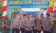 Jembatan Merah Putih Presisi Diresmikan di Ciputat, Polres Tangsel: Bukan Sekadar Penghubung, Jadi Penggerak Ekonomi Warga