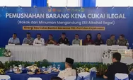 Bea Cukai Banten Musnahkan 41,2 Juta Batang Rokok dan 1.739 Liter MMEA Ilegal, Nilainya Rp62 Miliar