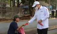 Lindungi Warga dari Abu Vulkanik, Pilar Saga Bagikan 14 Ribu Masker di Tangsel