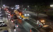 Aspal Jalan Rawa Buntu Dikupas, Dua Titik Beton Rusak Tangsel Diperbaiki