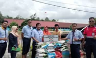 PT TeL Sigap Berikan Bantuan Untuk Bencana Banjir Desa Sekitar