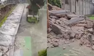 Tembok Pembatas Rumah Warga Roboh Timpa SMPN 182 Jakarta, Tidak Ada Korban Jiwa
