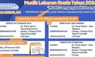 Mulih Lur! Informasi Pendaftaran Mudik Gratis Lebaran 2026 Bersama Pemprov Jateng Naik Kereta Api Jurusan Pasarsenen – Semarang Poncol – Solo Balapan