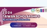 Mau Kuliah Gratis di Taipei? Ikutilah Pendaftaran Beasiswa MOE Taiwan 2026, Dibuka Sampai 31 Maret 2026