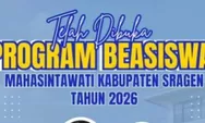 Info Program Beasiswa Mahasiswi Kabupaten Sragen Tahun Anggaran 2026, Siap Menunjang Biaya Kuliah Warga Bumi Sukowati!