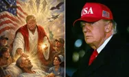 Donald Trump Posting Gambar AI Dirinya Mirip Yesus Usai Serang Paus Leo XIV di Sosmed