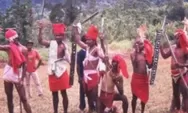 Memahami Makna Ikat Kepala Merah Kain Berang  Suku Huaulu di Pulau Seram