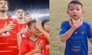 Viral di GBK, Bocah Pendamping Pemain Timnas Indonesia Ternyata Sudah Berjuang Sejak Tahun 2024