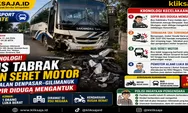 Kronologi Bus Tabrak dan Seret Motor di Jalan Denpasar-Gilimanuk, Sopir Diduga Mengantuk