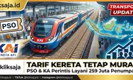 Dukungan PSO dan KA Perintis Jaga Tarif Kereta Api Tetap Terjangkau, KAI Layani Hampir 259 Juta Penumpang