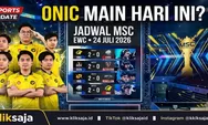 Pertandingan ONIC Main Hari Ini Jam Berapa? Simak Jadwal MSC EWC 2026 24 Juli, Lawan, Format, dan Link Live Streaming