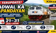 TERUPDATE! Jadwal KA Papandayan Rute Gambir - Jatinegara - Bekasi - Karawang - Garut Periode 21–31 Juli 2026 Lengkap dengan Jam Berangkat