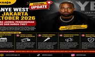 Kanye West ke Jakarta Oktober 2026, Simak Jadwal Pengumuman Venue dan Harga Tiket