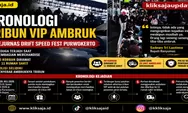 Kronologi Tribun VIP Ambruk di Kejurnas Drift Speed Fest Purwokerto, Diduga Terjadi saat Pembagian Merchandise
