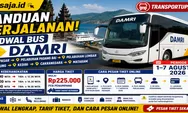 Panduan Perjalanan! Jadwal Bus DAMRI Rute Denpasar - Pelabuhan Padang Bai - Pelabuhan Lembar - Gerung - Kediri - Mataram Periode 1–7 Agustus 2026