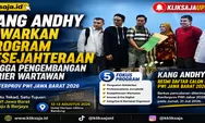 Konferprov PWI Jawa Barat 2026, Kang Andhy Tawarkan Program Kesejahteraan hingga Pengembangan Karier Wartawan