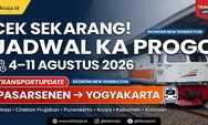 Cek Sekarang! Jadwal KA Progo Periode 4 – 11 Agustus 2026 Rute Pasarsenen - Bekasi - Cirebon Prujakan - Purwokerto - Kroya - Kebumen - Yogyakarta 
