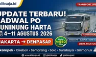 Update Terbaru! Jadwal PO Gunung Harta 4–11 Agustus 2026 Rute Jakarta - Cikampek - Cirebon - Semarang - Solo - Surabaya - Gilimanuk - Denpasar