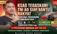 KSAD Jenderal Maruli Simanjuntak Tegaskan Komitmen TNI AD Dukung Program Pemerintah dan Bangun Infrastruktur Masyarakat