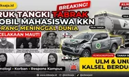Truk Tangki dan Mobil Pikap Bertabrakan di Tanah Bumbu, Mahasiswa KKN Jadi Korban, Simak Kronologinya