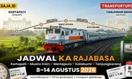 Simak Jadwal KA Rajabasa Periode 8 – 14 Agustus 2026 Rute Kertapati – Muara Enim – Martapura – Kotabumi – Tanjungkarang