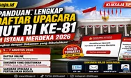 Panduan Lengkap Daftar Upacara HUT RI ke-81 di Istana Merdeka 2026, Lengkap dengan Dokumen yang Dibutuhkan