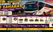 Cek Sekarang! Jadwal Bus PO Sahabat Rute Cirebon – Palimanan – Jatibarang – Indramayu – Karawang – Jakarta Periode 8 – 14 Agustus 2026