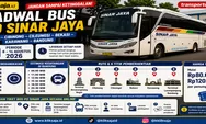 Jangan Sampai Ketinggalan! Jadwal Bus PO Sinar Jaya Bogor – Cibinong – Cileungsi – Bekasi – Karawang – Bandung Periode 8 – 14 Agustus 2026