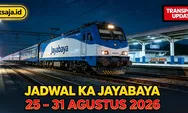 Cek Sebelum Berangkat! KA Jayabaya Periode 25 – 31 Agustus 2026 Rute Pasar Senen – Jatinegara – Bekasi – Karawang – Cikampek – Semarang – Malang
