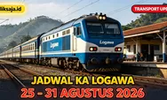 Jangan Sampai Ketinggalan! KA Logawa Periode 25 – 31 Agustus 2026 Rute Purwokerto – Kroya – Sumpiuh – Gombong – Karanganyar – Kebumen – Banyuwangi