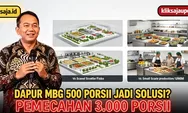 Dapur MBG 500 Porsi Jadi Solusi? Ini Gagasan Memecah Produksi 3.000 Porsi untuk Keamanan Pangan dan UMKM