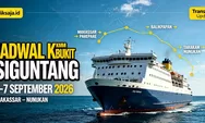 Jadwal KM Bukit Siguntang Periode 1–7 September 2026 Rute Makassar - Parepare - Balikpapan - Tarakan - Nunukan