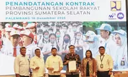 Waskita Karya Kerjakan Kerjakan Proyek Sekolah Rakyat di Sumsel dengan Kontrak Rp719,25 Miliar