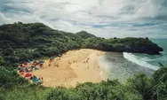 Pantai Sedahan Tawarkan Ketenangan dengan Pemandangan Tropis Khas Pesisir Gunungkidul