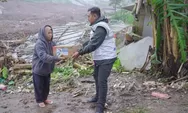 BRI Peduli Salurkan Bantuan Bagi Warga Terdampak Longsor Cisarua Kabupaten Bandung