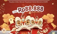 Cashback Angpao DAMRI Berlaku Hari Ini, Pesan Tiket Sebelum Tengah Malam
