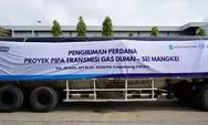 Krakatau Steel Mulai Pengiriman Perdana Pipa Proyek Dumai–Sei Mangkei 