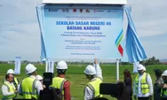 Sekolah Hanyut Akibat Banjir, INALUM Bangun Kembali SDN 49 Batang Kabung