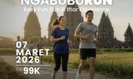 Ngabuburun di Candi Prambanan, Lari Santai Sambil Menikmati Senja dan Iftar