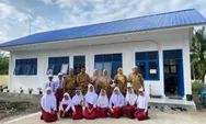 PTPN IV PalmCo Bangun Kembali SDN 011 Langkitin yang Terbakar, Salurkan Bantuan Rp199 Juta