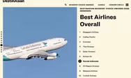 Satu-satunya dari Indonesia, Garuda Indonesia Masuk Top 10 Maskapai Terbaik Asia