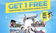Terbang Pakai Garuda, Lanjut Seru-seruan di Trans Studio dan Snow World dengan Diskon Menarik