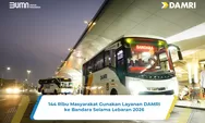 DAMRI Layani 144 Ribu Penumpang Selama Lebaran 2026, Bandara Soetta Jadi Tujuan Utama