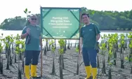 Peringati Hari Bumi, BSN Tanam 1.150 Mangrove di Teluk Benoa