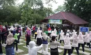 PT TIMAH Gelar Senam Sehat di Tins Green Garden Forestree, Warga Antusias Nikmati Ruang Terbuka Hijau