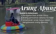 Ada Wahana Baru di Danau! “Arung Apung” Kini Hadir di Taman Bunga Nusantara