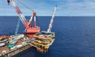 Pertamina Hulu Mahakam Tuntaskan Pemasangan Jacket dan Topside Platform Offshore Manpatu Berbobot 1000 Ton